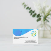 Technisches Logo | QR-Code Visitenkarte (Stehend Vorderseite)