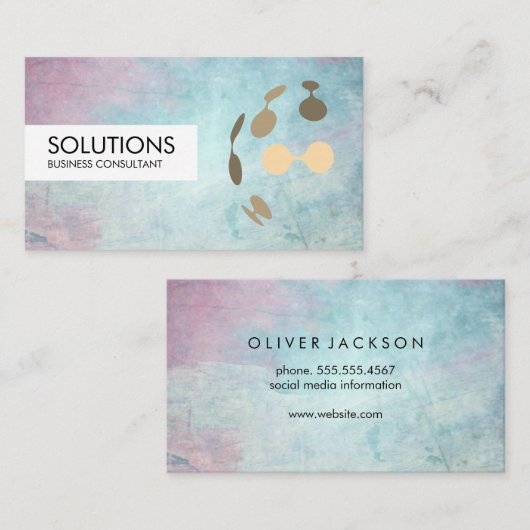 Technisches Logo Visitenkarte (Vorne/Hinten)