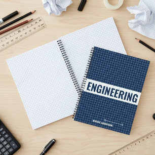Technisches Millimeterpapier Design   Benutzerdefi Notizblock