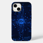 Technisches Muster der AI-Schalttafel Personalisie Case-Mate iPhone Hülle (Rückseite)