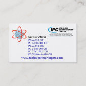 Technisches Training Center1.14 Visitenkarte (Rückseite)