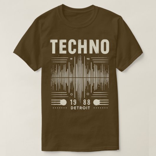 Techno 1988 1 T-Shirt (Design vorne)