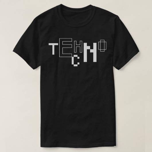 Techno 4 T-Shirt (Design vorne)