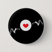 Techno Addicted Button (Vorderseite)
