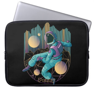 Techno Astronaut Illustration Laptopschutzhülle