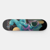 Techno Astronaut Illustration Skateboard (Horizontal)