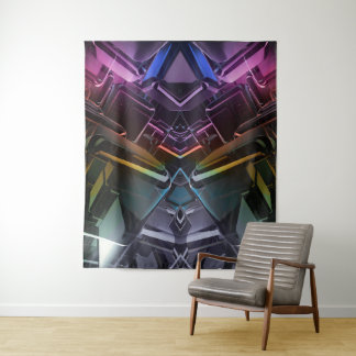 Techno Babble Wandteppich