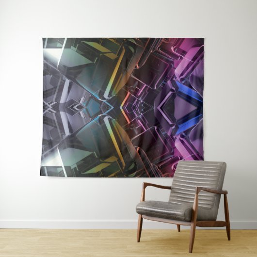 Techno Babble Wandteppich (Beispiel (Horizontal))