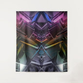 Techno Babble Wandteppich (Vorderseite)