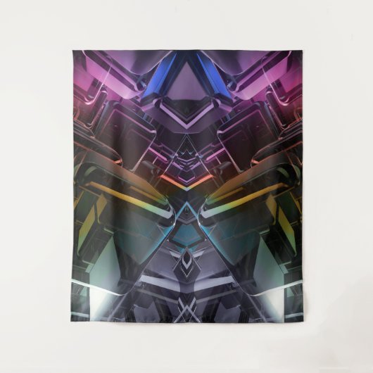 Techno Babble Wandteppich (Vorderseite)