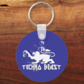 Techno Beast Schlüsselanhänger (Vorderseite)