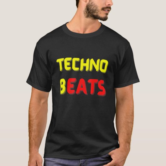 TECHNO BEATS B EATS FOR Electronic Music Fans T-Shirt (Vorderseite)