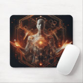 Techno-Bio Vision: Zukunftsorientierte Designs für Mousepad (Mit Mouse)