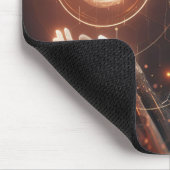 Techno-Bio Vision: Zukunftsorientierte Designs für Mousepad (Ecke)