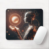 Techno-Bio Vision: Zukunftsorientierte Designs für Mousepad (Mit Mouse)