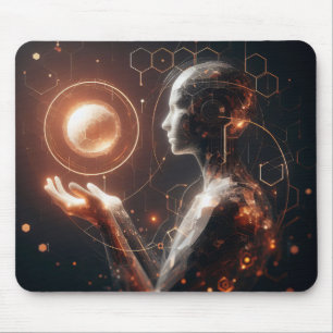 Techno-Bio Vision: Zukunftsorientierte Designs für Mousepad