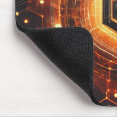 Techno-Bio Vision: Zukunftsorientierte Designs für Mousepad (Ecke)