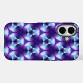 Techno Blue Case-Mate iPhone Hülle (Rückseite (Horizontal))