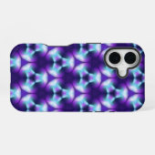 Techno Blue iPhone 16 Hülle (Rückseite (Horizontal))