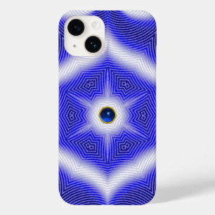 TECHNO BLUE STAR SAPPHIRE GEMSTONE Case-Mate iPhone 14 HÜLLE