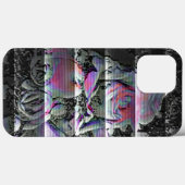 Techno-Blumenstrauß Case-Mate iPhone Hülle (Rückseite (Horizontal))