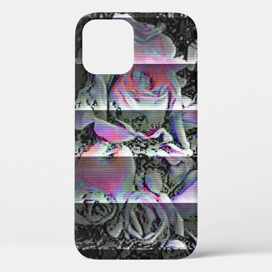 Techno-Blumenstrauß Case-Mate iPhone Hülle (Rückseite)