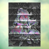 Techno-Blumenstrauß Fensteraufkleber (Blatt 3)