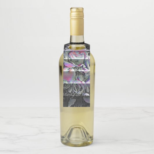 Techno-Blumenstrauß Flaschenanhänger (Auf Flasche)