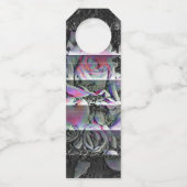 Techno-Blumenstrauß Flaschenanhänger (Rückseite)