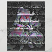 Techno-Blumenstrauß Flyer (Hinten)