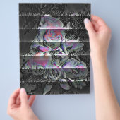 Techno-Blumenstrauß Flyer (Hand)