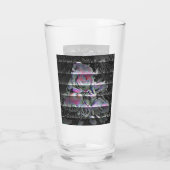 Techno-Blumenstrauß Glas (Rückseite)
