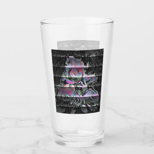 Techno-Blumenstrauß Glas (Vorderseite)
