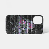 Techno-Blumenstrauß iPhone Hülle (Rückseite (Horizontal))