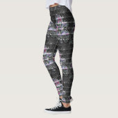 Techno-Blumenstrauß Leggings (Links)