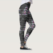 Techno-Blumenstrauß Leggings (Rechts)