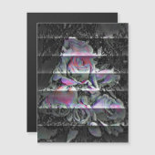 Techno-Blumenstrauß Magnetkarte (Vorne/Hinten)