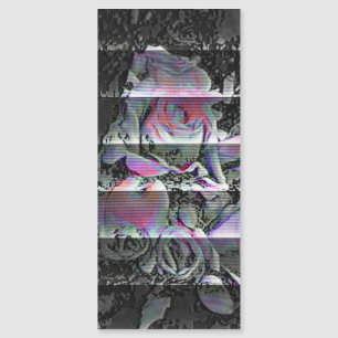 Techno-Blumenstrauß Magnetkarte