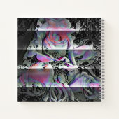 Techno-Blumenstrauß Notizblock (Rückseite)