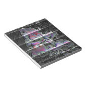 Techno-Blumenstrauß Notizblock (angewinkelt)