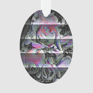 Techno-Blumenstrauß-Ornament Ornament