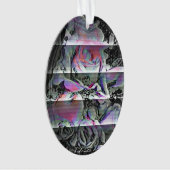 Techno-Blumenstrauß-Ornament Ornament (Vorderseite)