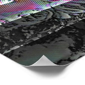 Techno-Blumenstrauß Poster (Ecke)