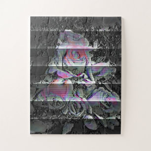 Techno-Blumenstrauß Puzzle