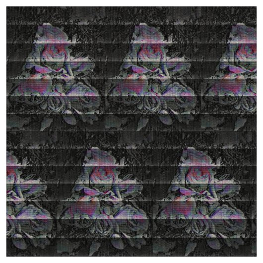 Techno-Blumenstrauß Stoff (Muster)