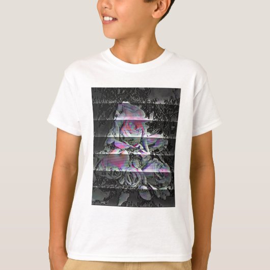 Techno-Blumenstrauß T-Shirt (Vorderseite)