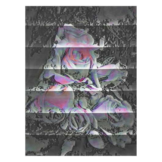 Techno-Blumenstrauß Tischdecke (Vorderseite)
