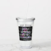 Techno Bouquet Acrylic Tumbler Acryltrinkbecher (Rückseite)