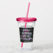 Techno Bouquet Acrylic Tumbler Acryltrinkbecher (Rückseite)