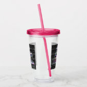 Techno Bouquet Acrylic Tumbler Acryltrinkbecher (Links)
